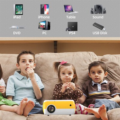 Mini Projector P80 Support 1080p 3800 Lumens Mini WiFi Proje