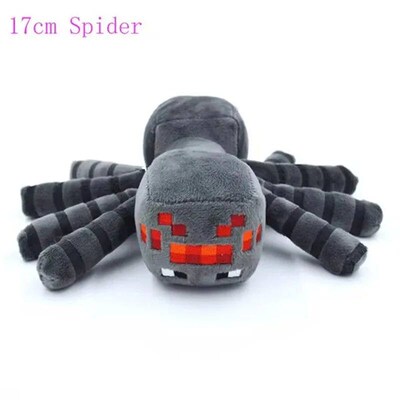 16cm Gray MC Spider Plush Stuffed Toys Game MC Spider Plush