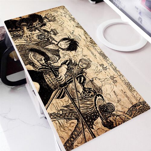 Mause Pad One Piece Mouse Large Anime Desk Mausepad Keyboard