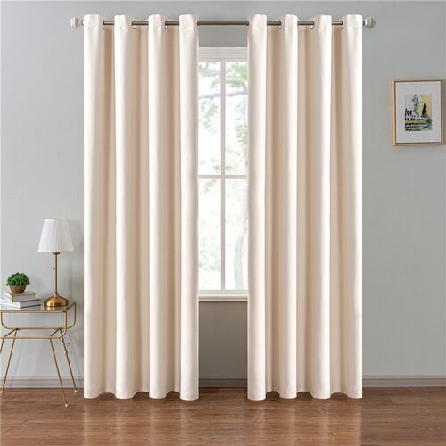 Modern Blackout Curtains Solid Color For Living Room For Win