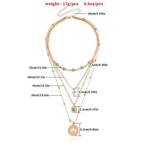 Small Hole Chain Hollow Flower Diamond Cross Pendant Necklac