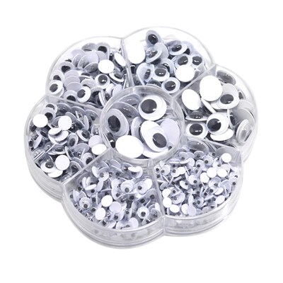 f85 1 box round wiggly wobbly googly eyes scrapbooking craft