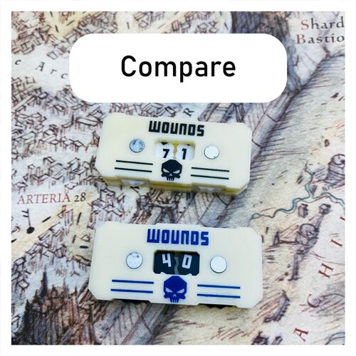 41x20x9mm Wound Tracker 00-99 1 tracker No Painting Requirem