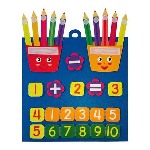 Felt Board Learning Numbers Felt Board Finger Digital Toddle