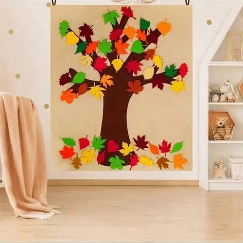Thanksgiving Felt Fall e Craft Kit Thicken Hanging Montessor
