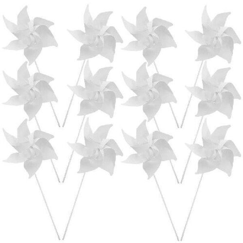 20pcs Blank Pinwheels Unfinished for Kids DIY Blank For