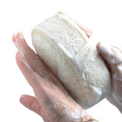 Natural Loofah Shower Rub Exfoliate Bath Sponge Bath Ball He