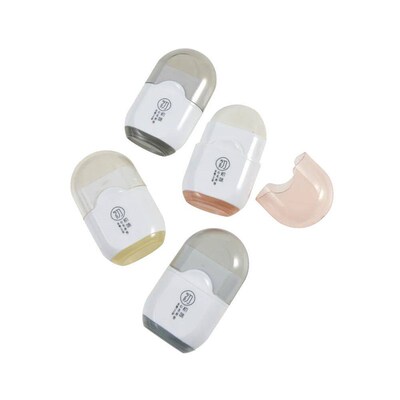 1pc Multifunctional Eraser Pencil Sharpener 2 In 1 Kawaii Sc
