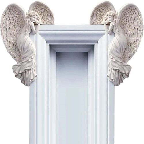 Angel Wings Home Gift Resin Craft Door Frame Ornament Indoor