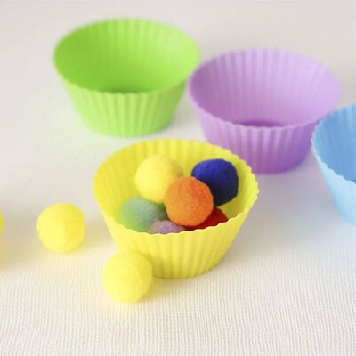 Counting Balls Clip Bead Kids Sorting Bowls Toddler Learning