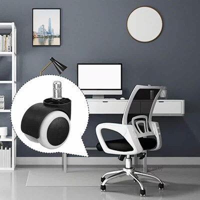1 Pc General Swivel Chair niversal Wheel Mute Pulley Office