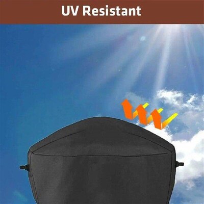 Premium Polyester BBQ Grill Cover Perfect forQ1000/Q2000