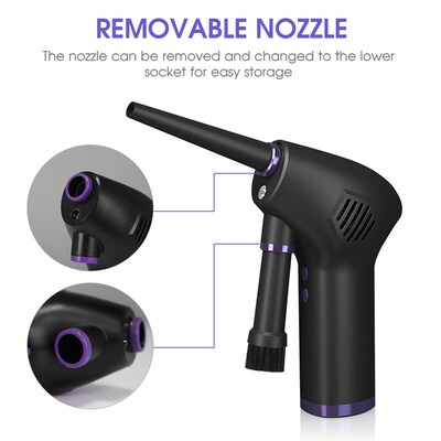 Wireless Air Duster USB Dust Blower Handheld Dust Collector
