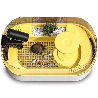 Ecological turtle tank household small medium-sized aquarium