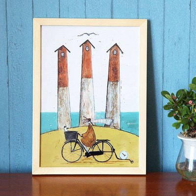 Picture solid decoration solid wood phase frame wall A1 A2