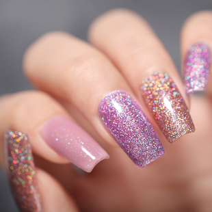 Holographic Nail Polish Gel 8ml Glit Varnishes Soak Off UV
