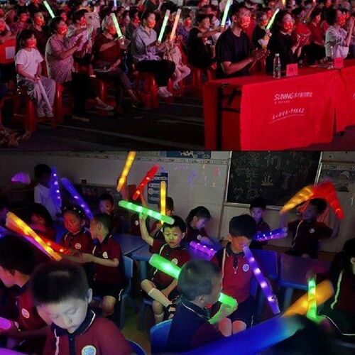 Sponge Light-Up Foam Sticks Rave Glow Wands Glow In The0