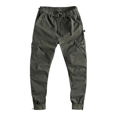New natural washed army green overalls mens four seasons te