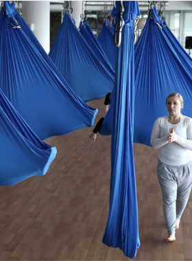 Elastic 5 Meters 2017 Aerial Yoga Hammock Flying Swing Lates