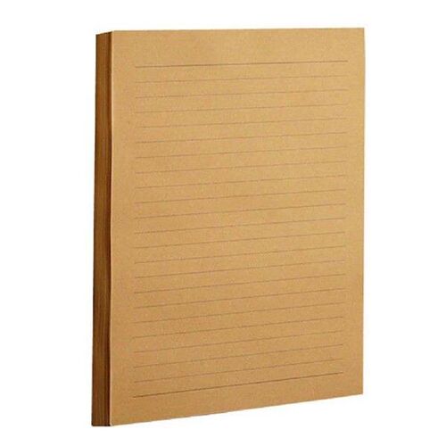 100 Sheets Kraft Paper A5 Letter Office School Stationery