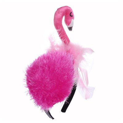Funny Flamingo Headpiece Hair Hoop Headband Birthday Party C