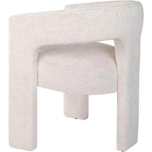Modern Luxury Jacquard Fabric Upholstered Accent Sculpture D
