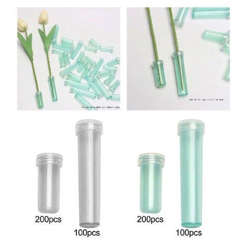 200x Floral Water Tubes Holders for Keeping Flower Fresh