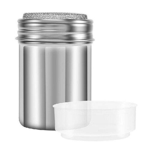 Silver stainless steel mesh tube type dusters dusting salt
