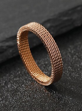 4mm Mesh Transformable Ring Fashionable Allmatch Design Tita