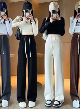 Spring High-grade Dopping Womens Pants High-waist Slim-fit