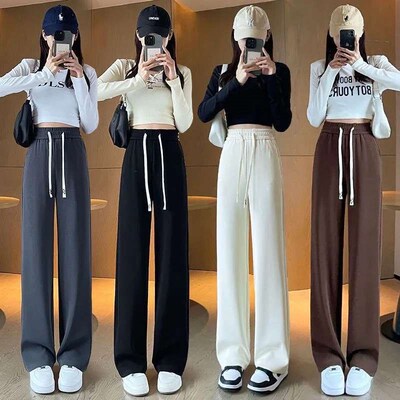 Spring High-grade Dopping Womens Pants High-waist Slim-fit
