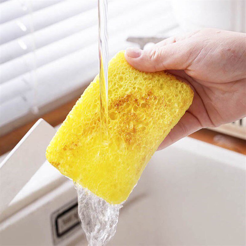 Kitchen Cleaning Magic Scrub Pulp Sponge Dishwashing PadPulp