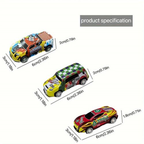 Alloy Diecast Car Mini Cars Model Set Toys, Sliding Inertia