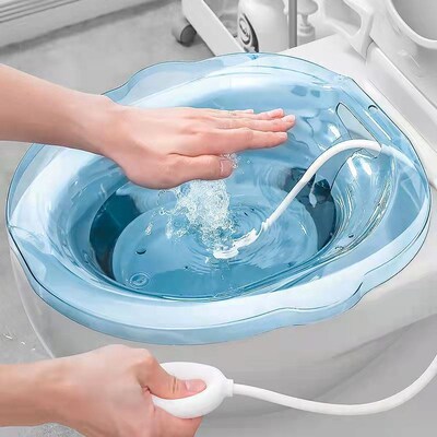 Sitting bathtub, buttocks washing tool, female soaking medic