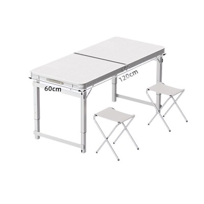 Folding table outdoor portable camping picnic night market