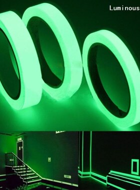 Green Luminous Tape Self Adhesive Glow In The Dark Stickers