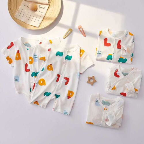 New Baby Wrap Fart Clothes Summer Cotton Thin troangle Haggo