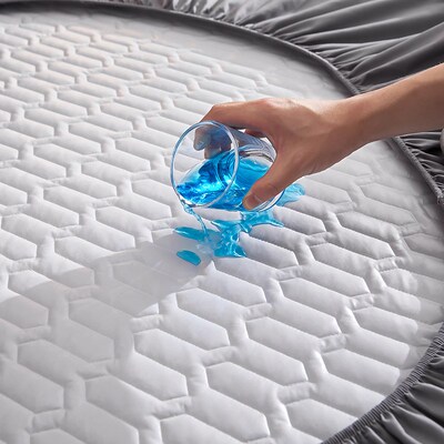 Waterproof Bed Sheet,Mattress Pad Protector Cover,Breathable