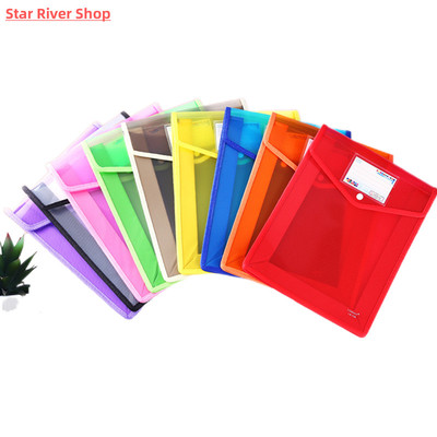A4 A5 Plastic File Wallet Bag for Documents Envelope Expandi
