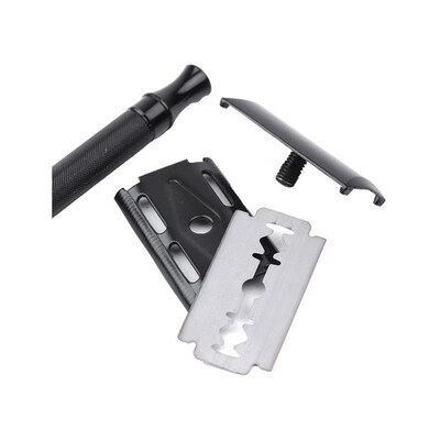 Classic Men Shaver Adjustable Safety Razor Double Edge Stain