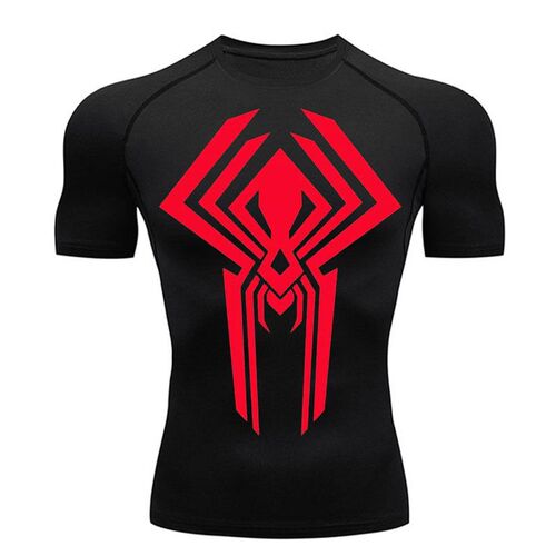 2099 New Mens Compression Shirt Short-sleeved Casual T-shir