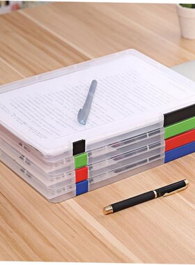 2023 Portable plastic folder A4 file storage box sorting 1