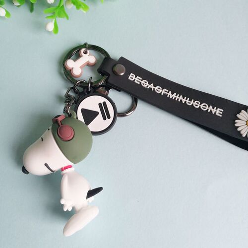 Cute girl heart key chn dog Charlie cartoon car metal key ch