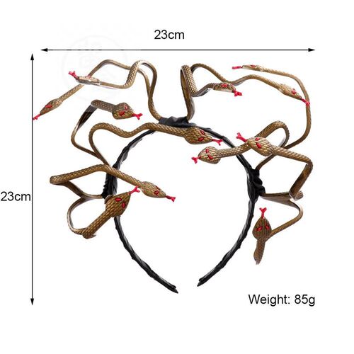。Halloween Mardi Gras Carnival stage props headdress Medusa