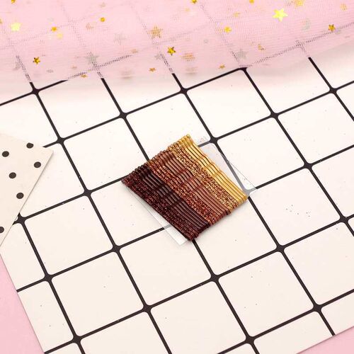New glitter clip color paint all-match girl hair clip metal