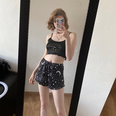 Pijamas Feminino 14 Patterns 2 Pieces Pajamas for Women Summ