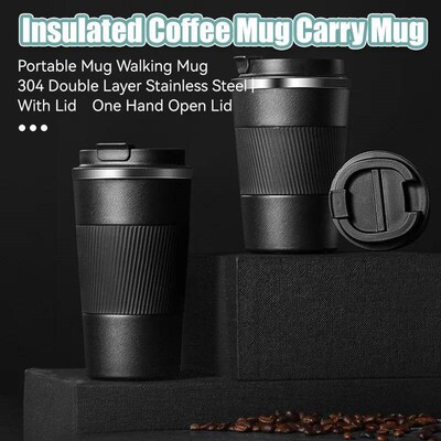 1pc 304 Stainless Steel Foreign Trade Coffee Cup, Fashionabl