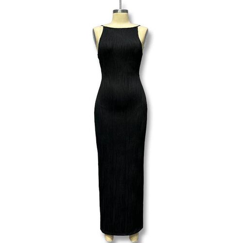 Womens suspender long dress with sleeveless skirt