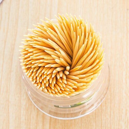 Bamboo Toothpick in Tower Tube for Hotel Restaurant Home Kit