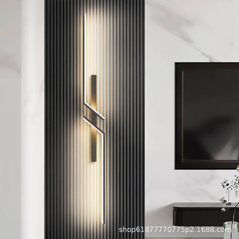 Minimal Wind Wall Lamp Bedside Lamp Atmosphere Simple Corrid图片